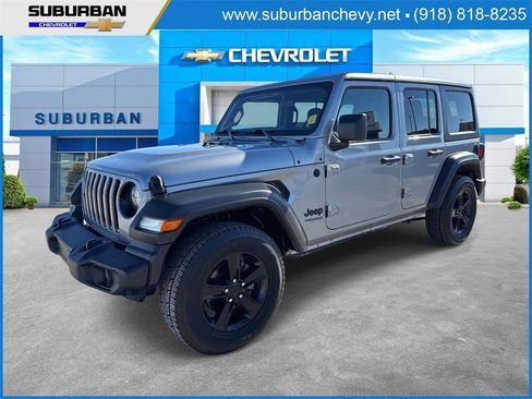 Used 2021 Jeep Wrangler Unlimited Sport image 1