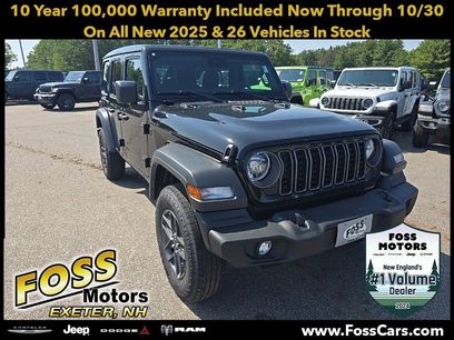 New 2025 Jeep Wrangler Sport S
