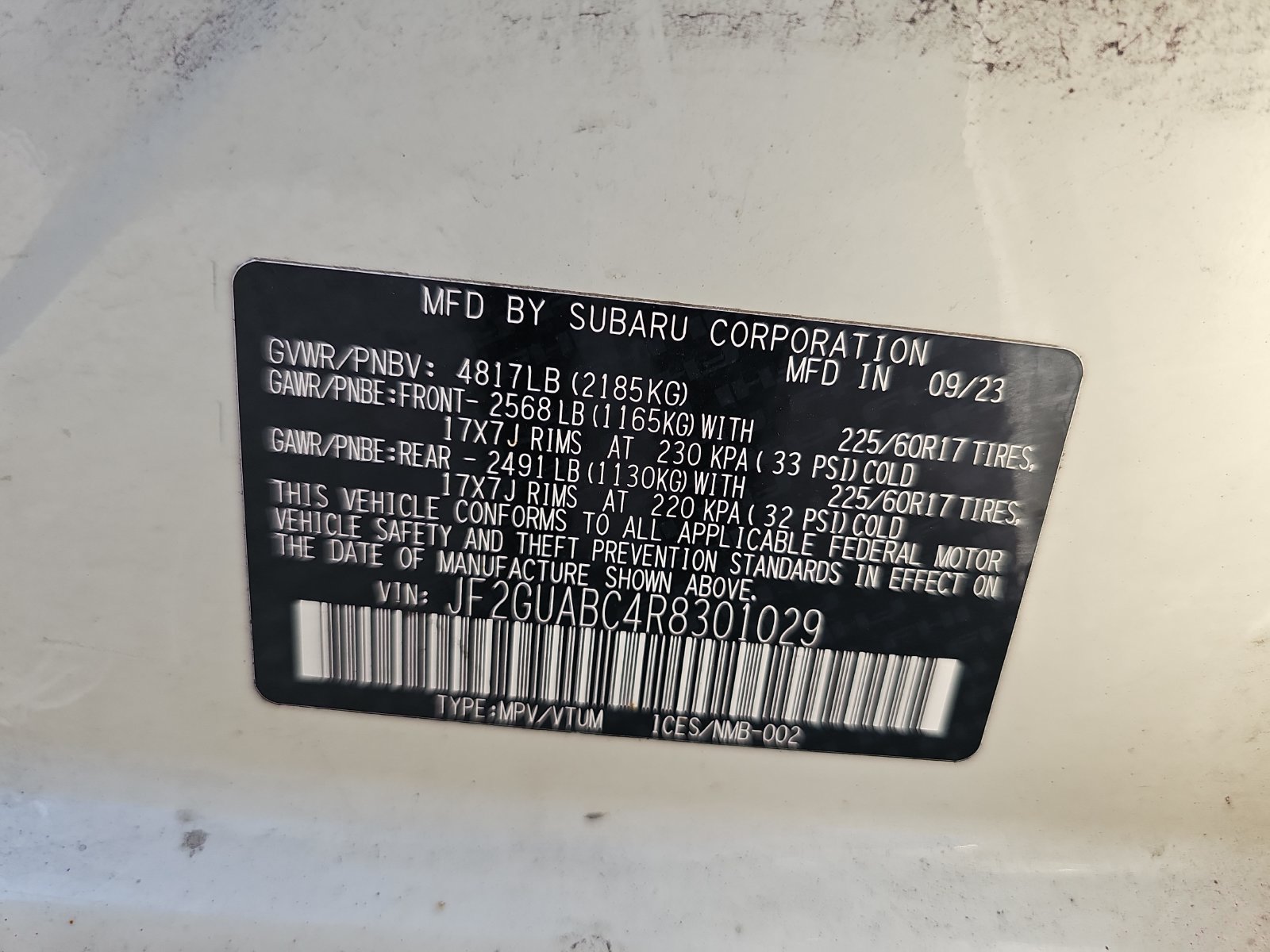 Used 2024 Subaru Crosstrek 2.0i AWD/4WD image 16