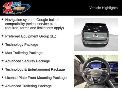 Certified 2025 Chevrolet Tahoe Premier AWD/4WD image 2