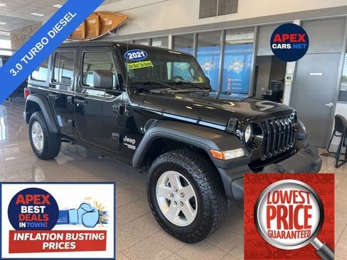 Used 2021 Jeep Wrangler Unlimited Sport image 1