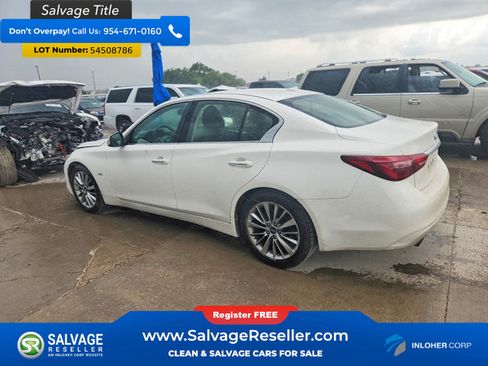 Used 2018 INFINITI Q50 Luxe RWD image 3