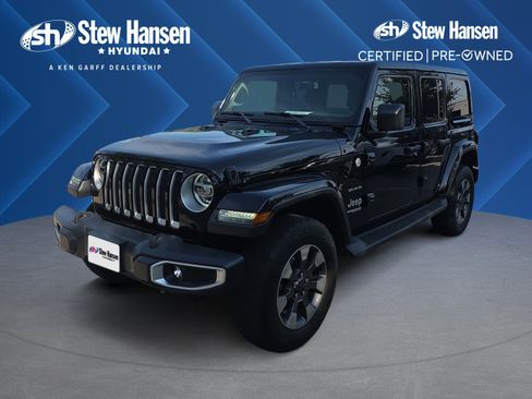 Used 2020 Jeep Wrangler Unlimited Sahara AWD/4WD image 1