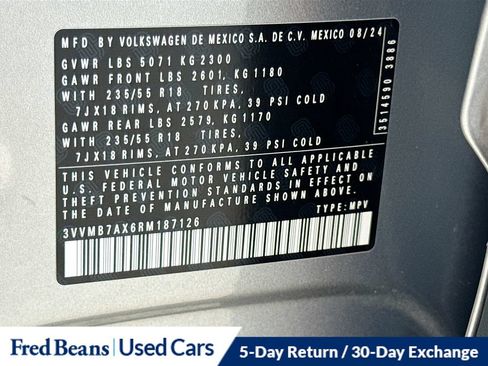 Used 2024 Volkswagen Tiguan SE w/ Panoramic Sunroof Package AWD/4WD image 40