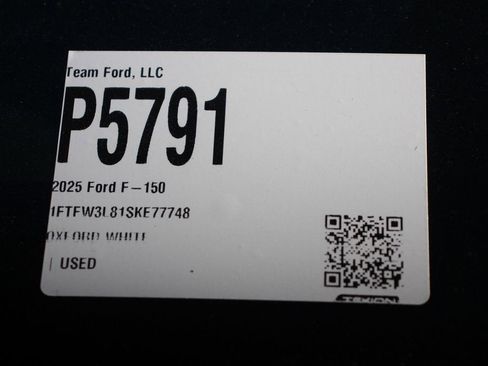 Certified 2025 Ford F150 XLT w/ Equipment Group 301A Standard AWD/4WD image 29