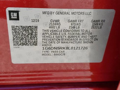 Used 2020 Cadillac CT5 Premium Luxury w/ Parking Package RWD image 30