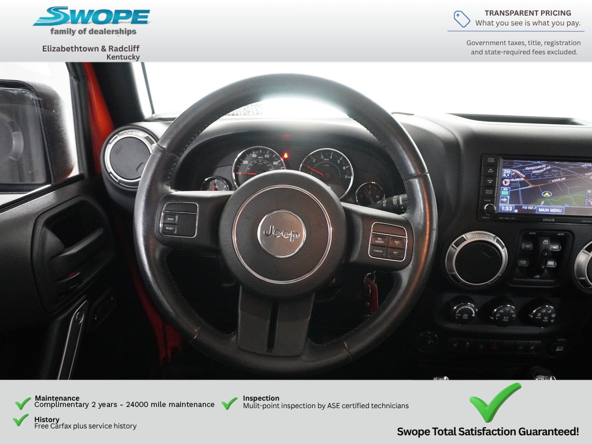 Used 2015 Jeep Wrangler Unlimited Sahara w/ Dual Top Group AWD/4WD image 16