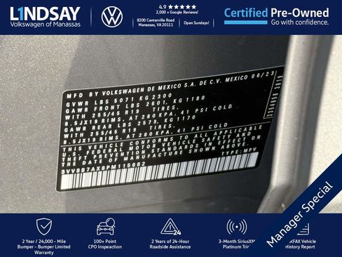 Certified 2023 Volkswagen Tiguan SE R-Line image 26