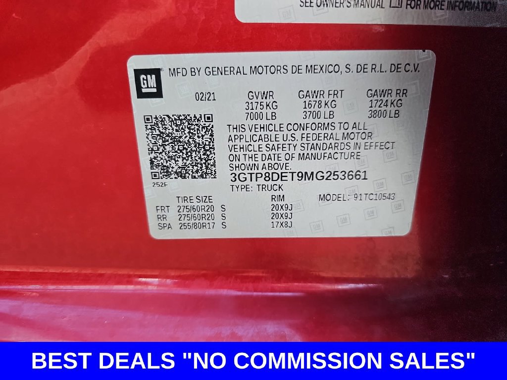 Used 2021 GMC Sierra 1500 SLT w/ SLT Premium Package RWD image 41