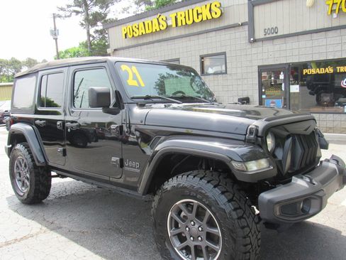 Used 2021 Jeep Wrangler Unlimited Sport AWD/4WD image 1