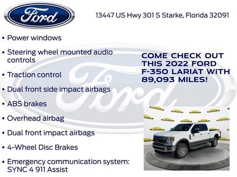 Certified 2022 Ford F350 Lariat w/ Chrome Package AWD/4WD image 27