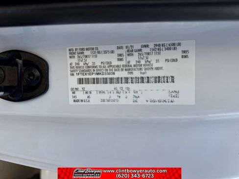 Used 2021 Ford F150 XL w/ Equipment Group 101A High AWD/4WD image 26