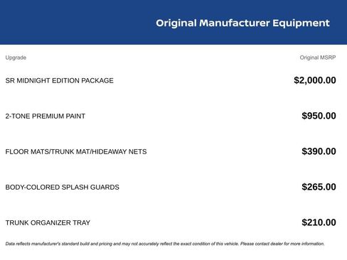 New 2026 Nissan Altima 2.5 SR w/ SR Midnight Edition Package AWD/4WD image 3