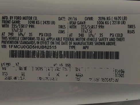 Used 2017 Ford Escape SE image 33