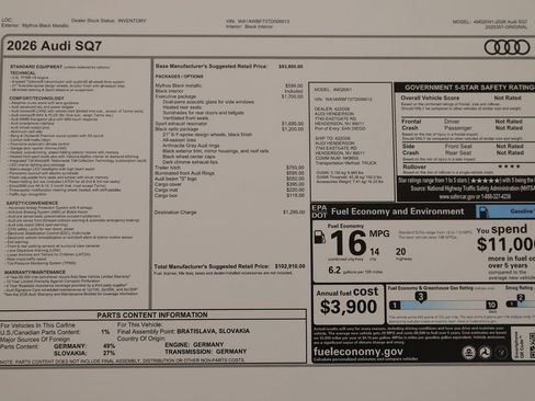 New 2026 Audi SQ7 Premium Plus image 32