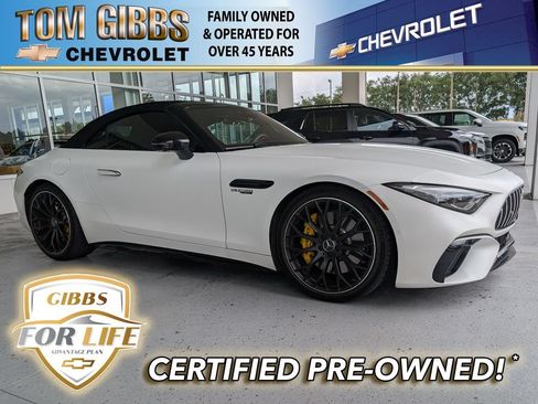 Used 2022 Mercedes-Benz SL 63 AMG 4MATIC w/ Driver Assistance Package image 1