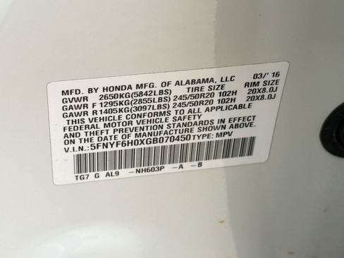 Used 2016 Honda Pilot Elite image 20