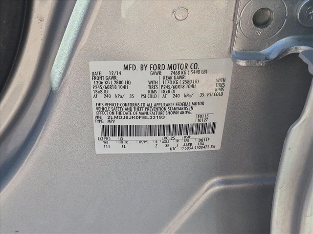 Used 2015 Lincoln MKX FWD w/ Equipment Group 102A image 18