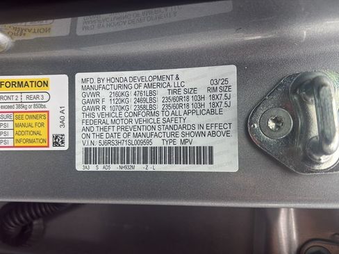 Used 2025 Honda CR-V EX-L image 23