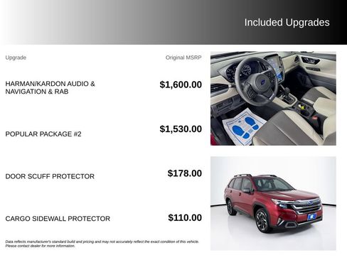 Used 2025 Subaru Forester Limited w/ Popular Package #2 AWD/4WD image 5