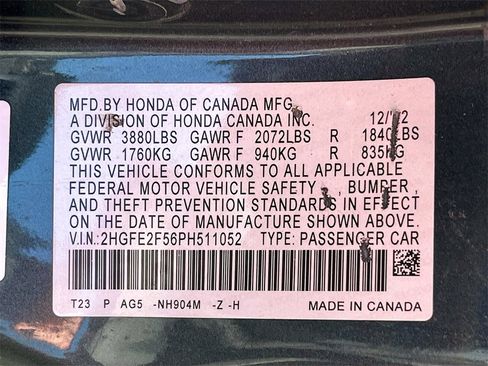 Used 2023 Honda Civic Sport image 29