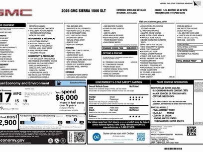 New 2026 GMC Sierra 1500 SLT w/ SLT Premium Plus Package