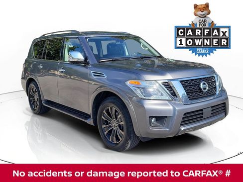 Used 2020 Nissan Armada Platinum w/ Captain's Chairs Package image 1