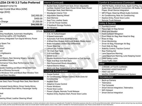 New 2026 MAZDA CX-90 3.3 Turbo w/ Preferred Package image 37