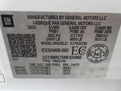 Used 2021 GMC Sierra 2500 SLE AWD/4WD image 71