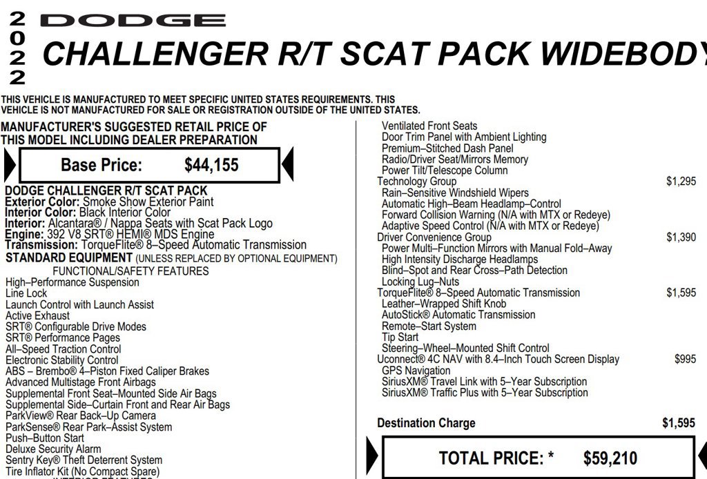 Used 2022 Dodge Challenger R/T Scat Pack RWD image 31