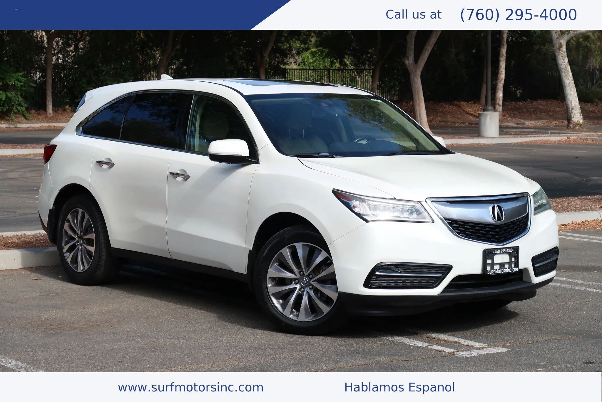 Used 2015 Acura MDX w/ Technology Package FWD image 1