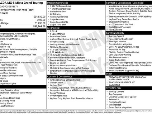 New 2025 MAZDA MX-5 Miata Grand Touring image 22