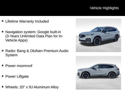 New 2026 Acura MDX A-Spec AWD/4WD image 5