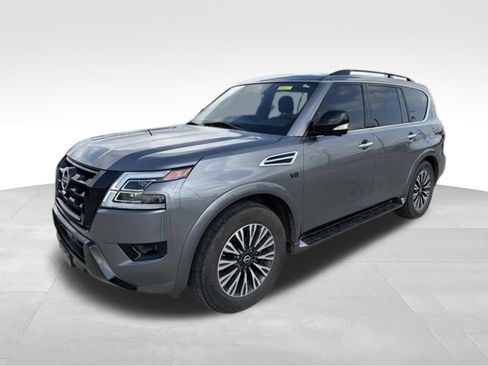 Used 2021 Nissan Armada SL w/ Midnight Edition Package RWD image 1
