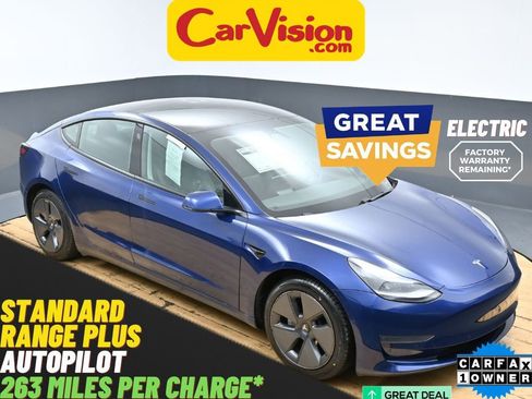 Used 2021 Tesla Model 3 Standard Range Plus image 1