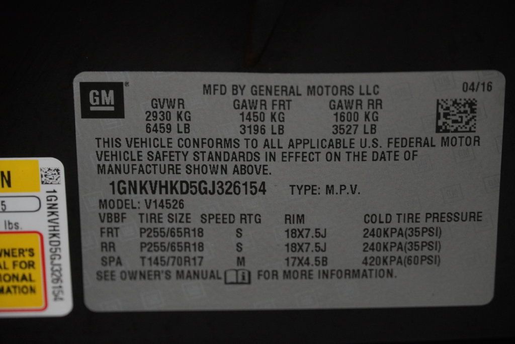 Used 2016 Chevrolet Traverse LT AWD/4WD image 47