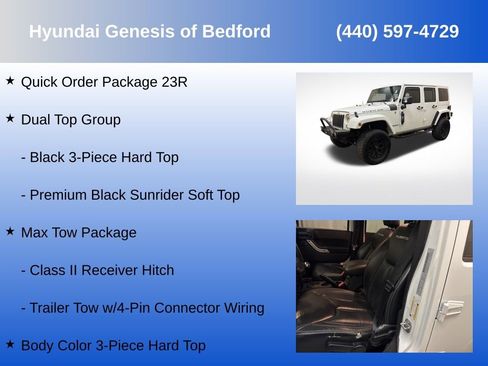 Used 2015 Jeep Wrangler Unlimited Rubicon w/ Dual Top Group AWD/4WD image 7