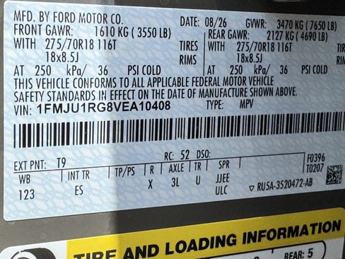 New 2027 Ford Expedition Tremor w/ Driver's Package AWD/4WD image 5
