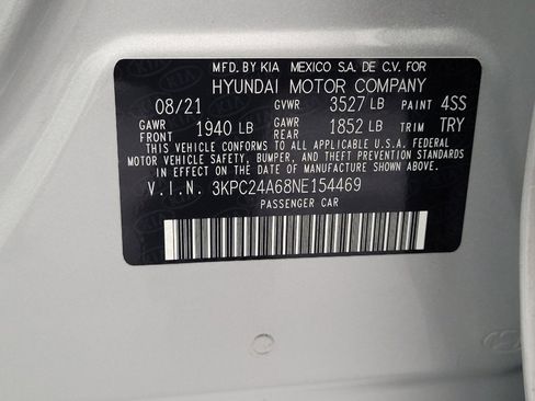 Used 2022 Hyundai Accent SE w/ Cargo Package FWD image 33