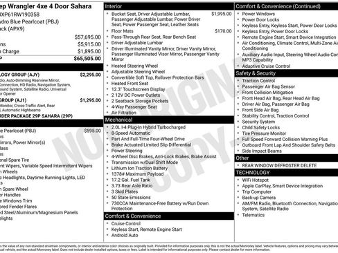 Used 2024 Jeep Wrangler Unlimited Sahara w/ Technology Group image 38