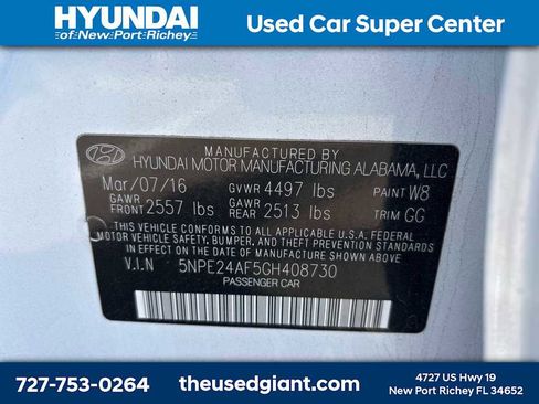 Used 2016 Hyundai Sonata SE image 12