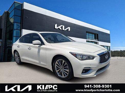 Used 2023 INFINITI Q50 Luxe w/ Cargo Package RWD image 1