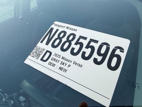 New 2025 Nissan Versa SV w/ Trunk Package image 26