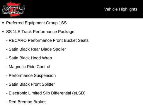 Used 2017 Chevrolet Camaro SS RWD image 5