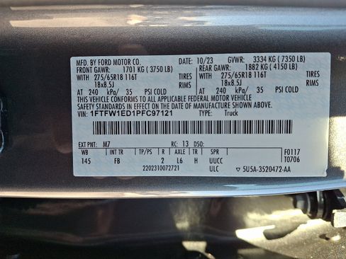 Certified 2023 Ford F150 XLT w/ Equipment Group 302A High image 27