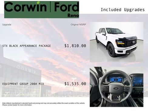 Used 2025 Ford F150 STX w/ STX Black Appearance Package AWD/4WD image 3