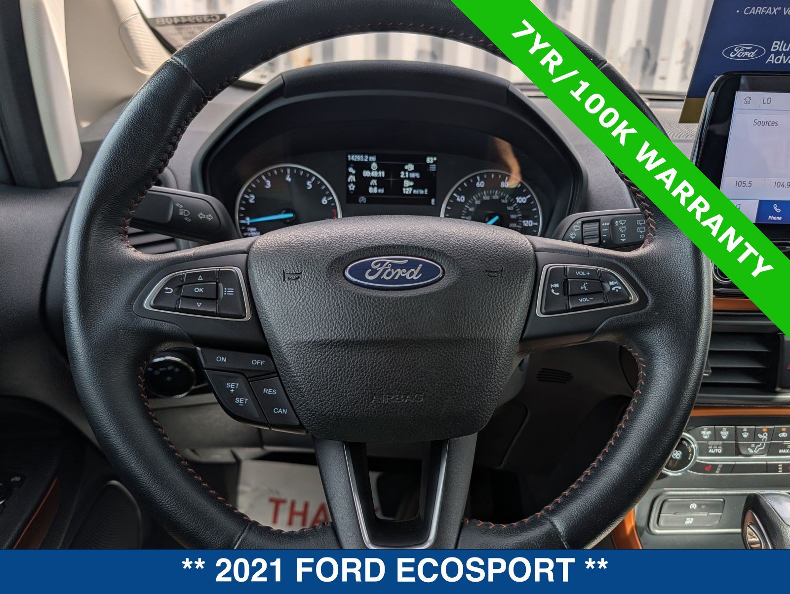 Certified 2021 Ford EcoSport SE w/ SE Convenience Package FWD image 28