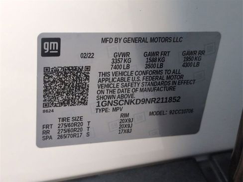 Certified 2022 Chevrolet Tahoe LT image 35