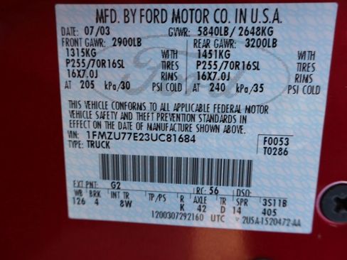 Used 2003 Ford Explorer Sport Trac XLS image 44