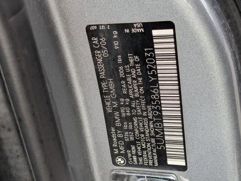 Used 2006 BMW M Roadster image 22